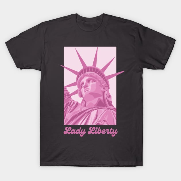 Lady Liberty T-Shirt by Slightly Unhinged